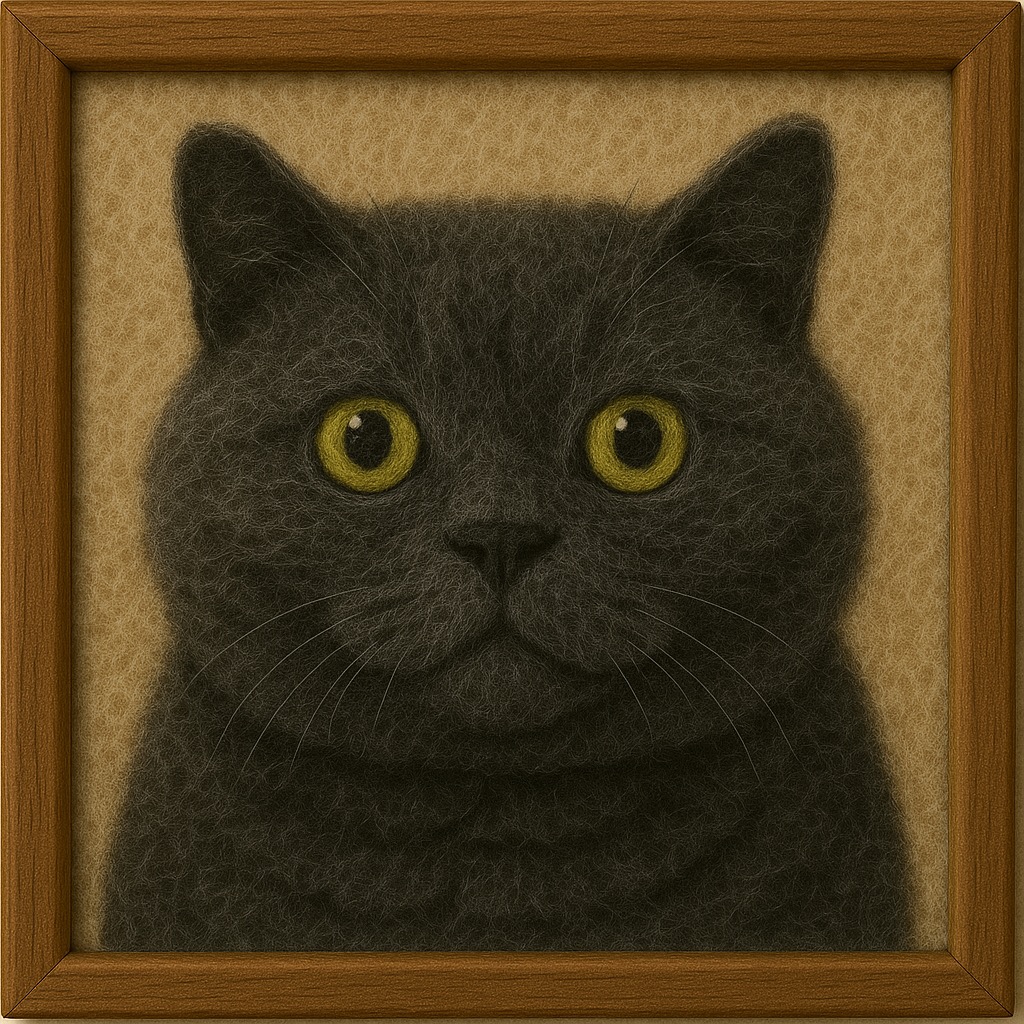 Cat Wool Felt